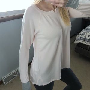 Michael Stars pink long sleeve top